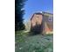 Brick home exterior with a healthy, green lawn and mature trees at 739 Owls Den Rd, Lincolnton, NC 28092