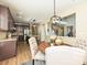 Cozy dining area adjacent to the modern kitchen, perfect for Gathering meals and gatherings at 9700 Ravenscroft Nw Ln, Concord, NC 28027