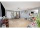 Bright and airy living room with comfortable seating and view into the dining area at 9718 Eagle Feathers Dr, Charlotte, NC 28214