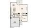 This is the main level floorplan showing the kitchen, dining room, garage, great room, and study at 9952 Manor Vista Trl, Kannapolis, NC 28027
