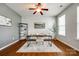 Home office with hardwood floors, neutral walls, and modern furniture at 1044 Shiloh Bend Trl, Fort Mill, SC 29715