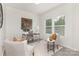 Bright home office featuring ample natural light and stylish modern furniture at 165 Clove Hitch Dr # I281, Statesville, NC 28677