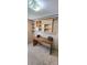 Bedroom boasts a built-in desk and shelving unit, perfect for a workspace at 217 Eighth Ave, New London, NC 28127