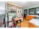 Unique kitchen with hardwood floors and ample counter space at 2556 Salem Church Rd, Lincolnton, NC 28092