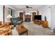 Inviting living room featuring a fireplace and comfortable seating at 2556 Salem Church Rd, Lincolnton, NC 28092