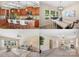 This collage features a spacious kitchen with granite countertops and a bright dining area with natural light at 3211 Gilroy Dr, Fort Mill, SC 29707