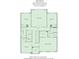 A floorplan detailing the layout and dimensions of the house's second floor at 3211 Gilroy Dr, Fort Mill, SC 29707