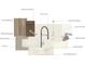 This image showcases the selection of flooring, cabinetry, tile, countertops, and fixtures for a new house at 5517 Swaling St, Charlotte, NC 28217