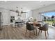 Beautiful eat in kitchen with island and stainless steel appliances at 6012 Millbridge Pkwy, Waxhaw, NC 28173