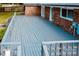 Large outdoor deck providing plenty of space for entertaining with fresh paint at 7416 Quail Ridge Dr, Charlotte, NC 28226