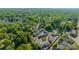 Scenic aerial view of residential area with lush greenery surrounding well-maintained apartment complexes at 862 Mcalway Rd, Charlotte, NC 28211