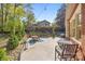 A stone patio provides the perfect place for grilling and outdoor gatherings at 961 Confederate Ave, Salisbury, NC 28144