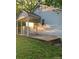 A partially covered backyard patio extends usable square footage at 104 Willetta Dr, Charlotte, NC 28217