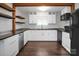 Modern kitchen featuring granite countertops, and stainless steel appliances at 108 Stockton St, Shelby, NC 28150