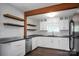 Modern kitchen featuring granite countertops, and stainless steel appliances at 108 Stockton St, Shelby, NC 28150