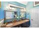 Charming bathroom with dual sinks, granite countertops, and stylish decor at 1337 Braeburn Nw Rd, Concord, NC 28027