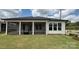 View of the screened-in porch, perfect for entertaining outdoors at 13605 Tranquil Day Dr, Matthews, NC 28105