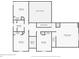 Detailed floor plan of the second floor of the residence at 1455 Moss Creek Dr, Harrisburg, NC 28075