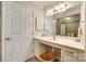 Bright bathroom features a vanity with sink and ample storage space, complemented by a well-lit mirror at 2915 Cherry Blossom Ct, Fort Mill, SC 29715