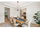 Bright dining room with a wooden table and elegant decor at 4174 Charlton Rd, Fort Mill, SC 29715