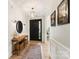 Inviting foyer with modern decor and a stylish console table at 4174 Charlton Rd, Fort Mill, SC 29715
