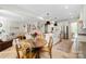 Spacious open-concept kitchen featuring an island, stainless appliances, and seamless flow to living areas at 4174 Charlton Rd, Fort Mill, SC 29715