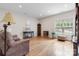 Bright living room with hardwood floors, neutral walls, and recessed lighting at 4616 Gold Finch Dr, Denver, NC 28037