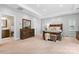 Generously sized main bedroom boasts tray ceilings, lots of natural light, and neutral carpet at 4616 Gold Finch Dr, Denver, NC 28037