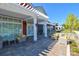 Inviting patio area with stylish seating and pergola, perfect for relaxing outdoors at 464 Granite Lake Ct, Denver, NC 28037