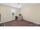 Empty bedroom with hardwood floors and a ceiling fan at 4916 Ritchie Rd, Lincolnton, NC 28092