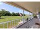 Relaxing porch view features a view to the property and neighborhood on a bright sunny day at 4916 Ritchie Rd, Lincolnton, NC 28092