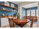 Eat-in kitchen dining area with access to living room and outdoor living at 5014 Forest Hills Pl, Fort Mill, SC 29707