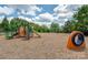 Well-equipped playground with slides, climbing wall, and tunnel provides a fun and safe environment for children at 5014 Forest Hills Pl, Fort Mill, SC 29707