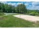 Community sports area features a basketball court and a sand volleyball court for active recreation at 5014 Forest Hills Pl, Fort Mill, SC 29707