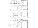 Detailed two-story floor plan featuring multiple bedrooms, bathrooms, and open-concept living spaces at 903 Furman Ct, Fort Mill, SC 29708