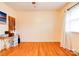 Large bedroom with hardwood floors, a bright window, and stylish decor on display at 109 Ashley St, Shelby, NC 28150