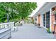 Spacious deck extends from the house providing outdoor living space with a view of the backyard at 109 Ashley St, Shelby, NC 28150