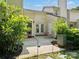 Back patio area and manicured lawn at 11121 Sevilla Ct, Charlotte, NC 28226