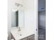 Well-lit bathroom with a modern vanity, ample countertop space, and a large mirror at 112 Brookshire Dr, Fort Mill, SC 29715