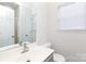 Bright bathroom featuring modern vanity and mirror, and tile flooring at 112 Brookshire Dr, Fort Mill, SC 29715