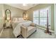 Cozy bedroom features carpet, soft natural light and a calming atmosphere for rest and relaxation at 12039 Lawings Corner Dr, Huntersville, NC 28078