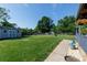 Large, well-maintained backyard with a storage shed and full perimeter fencing at 205 Wrentree Ln, Gastonia, NC 28056