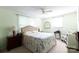 Cozy bedroom features a queen bed, ceiling fan, and ample natural light at 205 Wrentree Ln, Gastonia, NC 28056