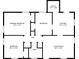 Detailed floor plan showcasing bedrooms, living room, kitchen, bath, and utility spaces at 2939 Lasalle St, Charlotte, NC 28216