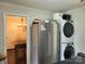 Bright kitchen featuring stainless steel refrigerator and a view to the dining area at 2939 Lasalle St, Charlotte, NC 28216