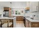 Well-lit kitchen boasts stainless appliances, granite countertops, and white subway tile backsplash at 3937 Tamerlane Dr, Charlotte, NC 28205