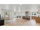Open floor plan with view of living room, kitchen and dining area at 3937 Tamerlane Dr, Charlotte, NC 28205