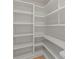 White open shelving in a pantry or closet at 3937 Tamerlane Dr, Charlotte, NC 28205