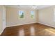 Bedroom featuring hardwood floors, neutral paint, ceiling fan, and natural light at 4628 Dovefield Ln, Kannapolis, NC 28081