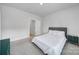 Comfortable bedroom featuring a neutral color palette and modern furniture at 8723 Nolley Ct, Charlotte, NC 28270